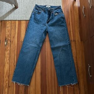 Abercrombie & Fitch the 90s Relaxed Jean High Rise Curve Love size 29/8s short